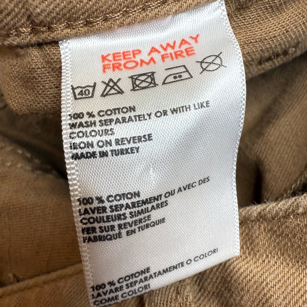 Urban Outfitters Loose Fit Cargo Pants Khaki Size 10 - Picture 4 of 7